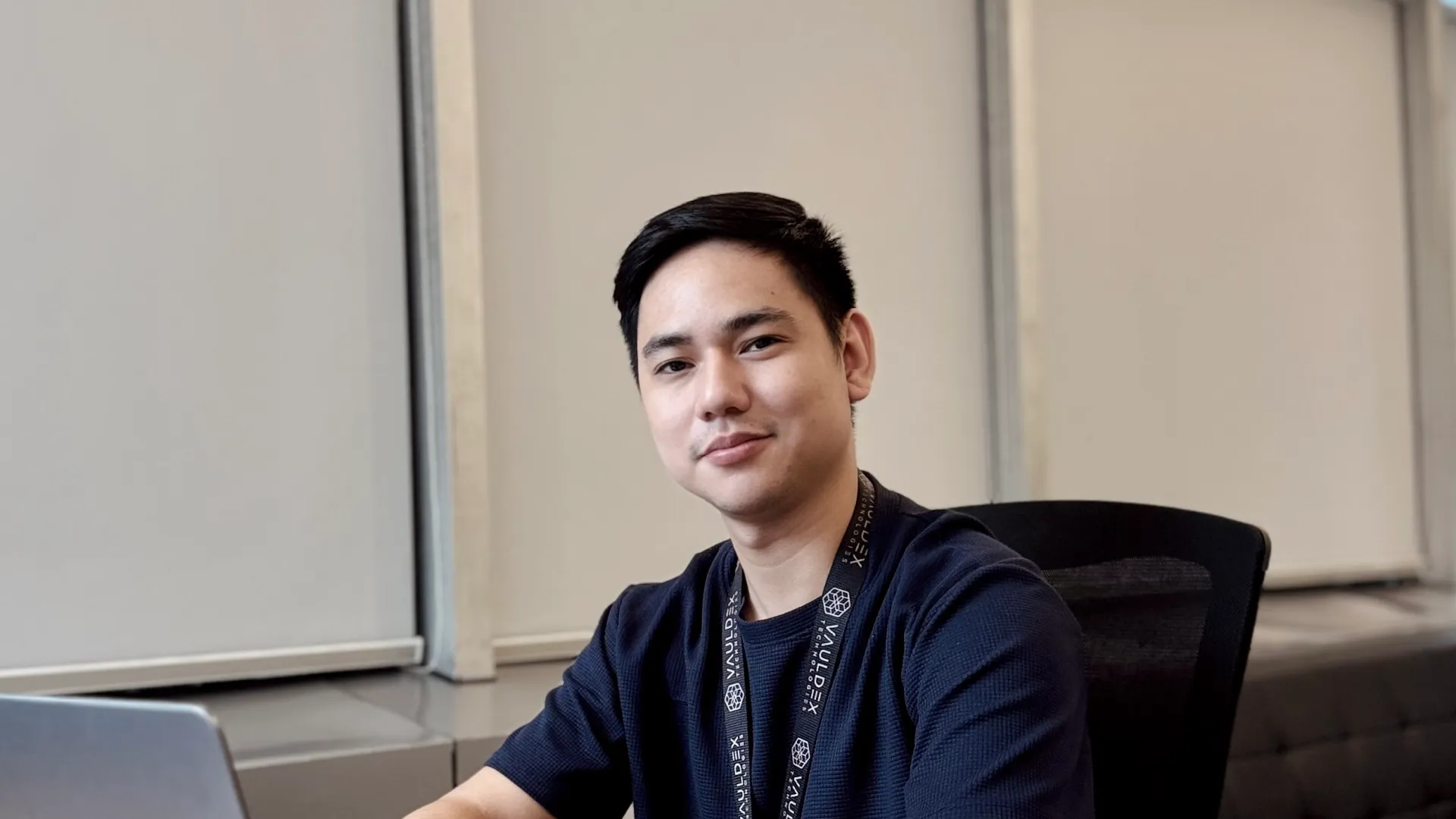 Carlos is looking at us