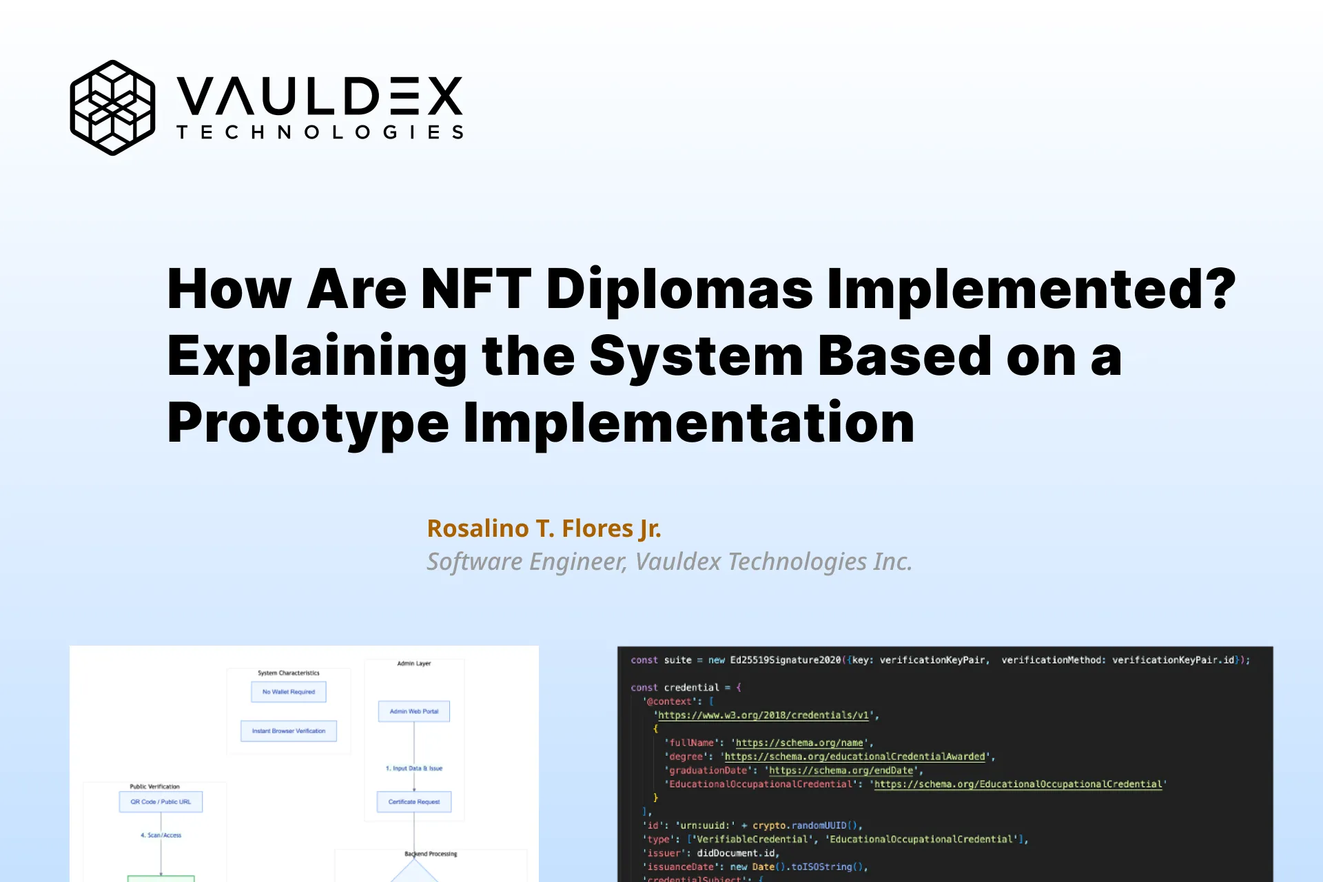 How Are NFT Diplomas Implemented? Explaining the System Based on a Prototype Implementation - 233